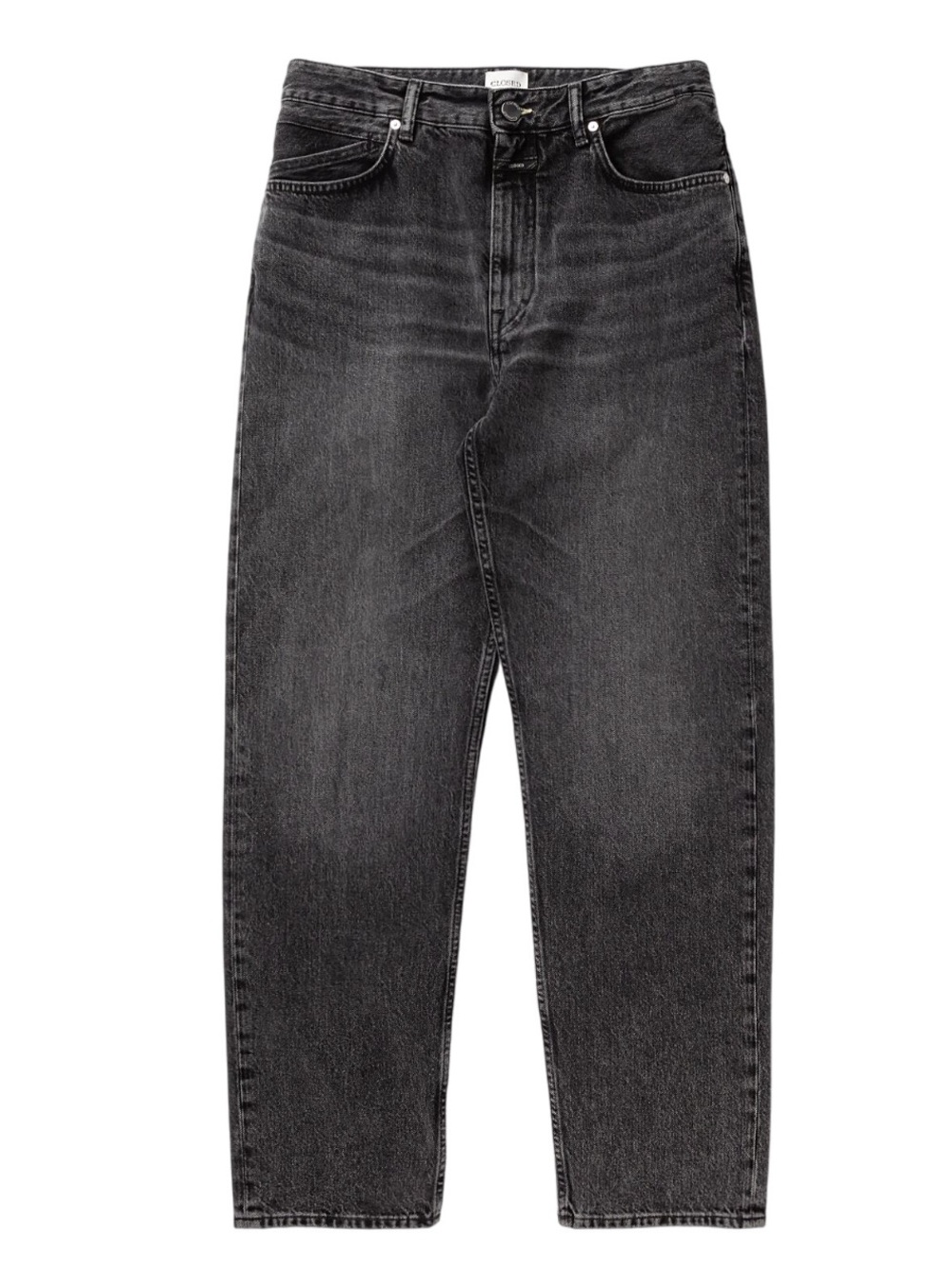 Revolve CLOSED Women’s Straight-Leg Jeans in Faded Black